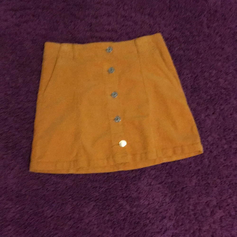 Forever 21 button down skirt